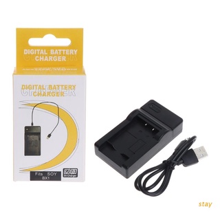 Stay NP-BX1 ที่ชาร์จแบตเตอรี่ USB สําหรับกล้อง Sony DSC RX1 RX100 M3 WX350 WX300 HX400