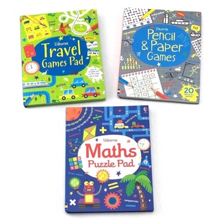 Usborne Game Book Set(Hangman,Crossword,OXO,Sudoku,Battleships,Tangram square