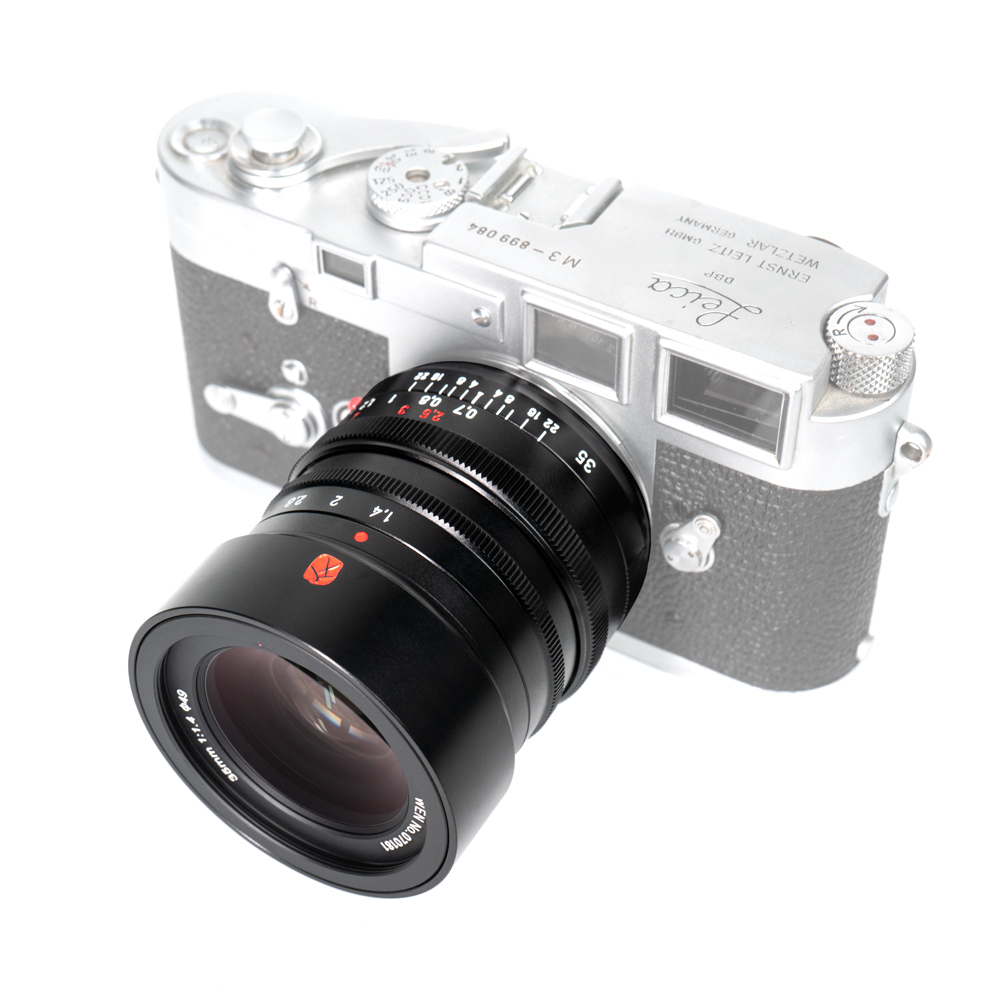 7Artisans เลนส์กล้อง 35mm F1 . 4 สําหรับกล้อง Leica M Mount Lens Cameras Manual Mf M240 M3 M6 M7 M8 M9 M10