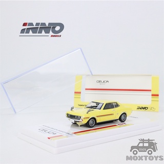 Inno โมเดลรถยนต์ 1:64 TOYOTA CELICA 1600GT (TA22) สีเหลือง