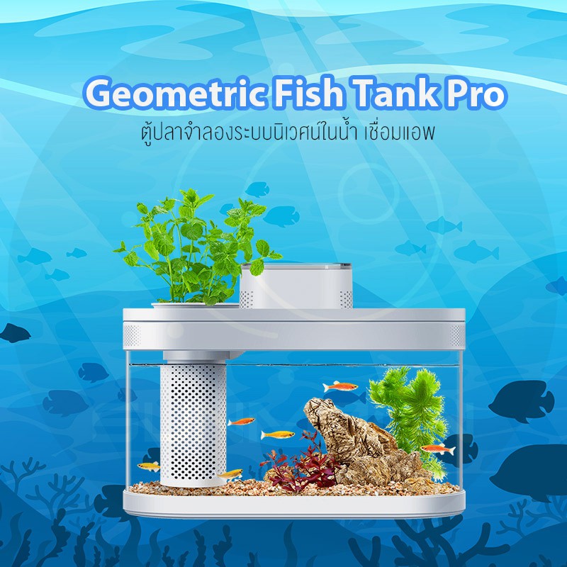 2231 บ.โค้ด 915SITEWIDE450 Geometry Fish Tank Pro ตู้ปลา ตู้ปลาอัจฉริยะ ...