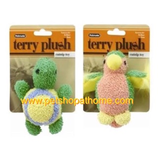 Petmate Terry Plush ของเล่นมี catnip
