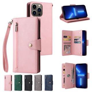 เคสโทรศัพท์หนังนิ่ม ฝาพับแม่เหล็ก พร้อมช่องใส่บัตร และสายคล้อง สําหรับ Google Pixel 3 3A XL 3XL Lite 4 XL 4A 5 XL 5A 6 Pro 5G