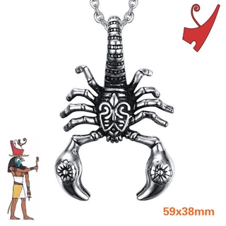 King Scorpion Titanium Charms Lucky Neckalce Pendant