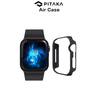 Pitaka Air Case เคสกันกระแทกเคฟล่าแท้100% เคสสำหรับ Watch Series 7/6/5/4 41/44/45mm.(ของแท้100%)