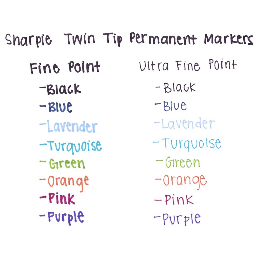 ปากกามาร์กเกอร์ ชาร์ปี้ Sharpie ultra fine กล่องตั้งได้ แพ็ค 12สี ปกติ #2016720