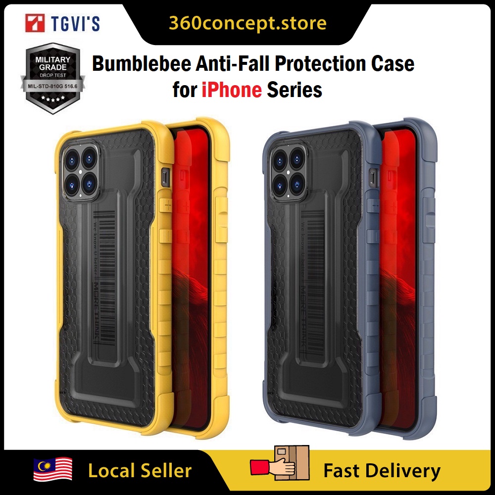 Unique Creative Back Cover Anti-Fall กันกระแทก TGVI NGYS Bumblebee สําหรับ iPhone 12 Pro Max 12 Mini
