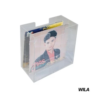 กล่องใส่แผ่นเสียง กล่องใส่แผ่นไวนิลอะคริลิค กล่องไวนิล Vinyl Record Storage Box By WILA