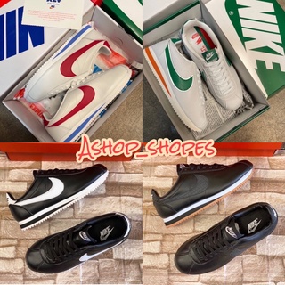 [Ashop_shopes🚩รองเท้า New Cortez รองเท้าหนังสีขาวรองเท้าแฟชั่น