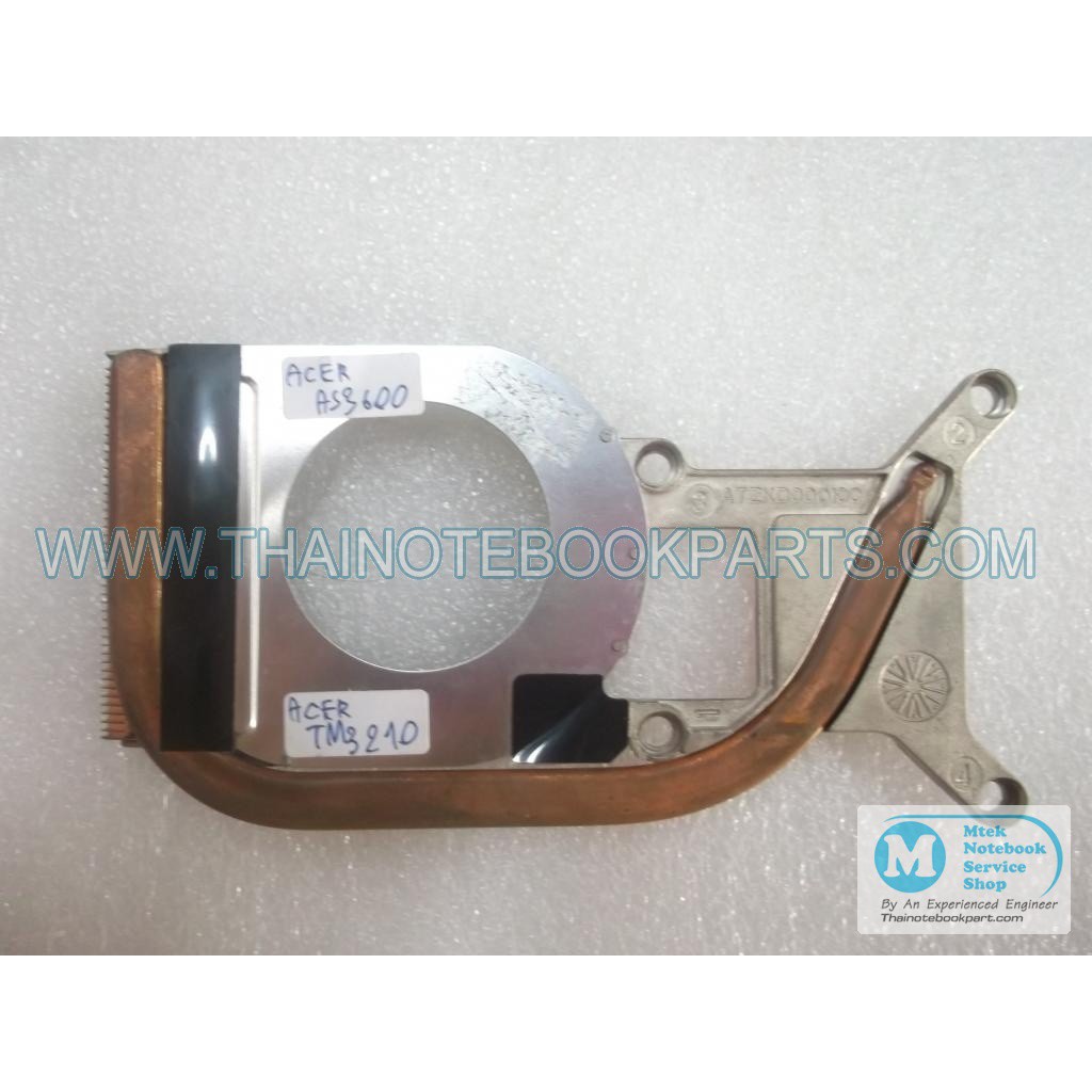 ฮีทซิ้งค์ระบายความร้อนโน๊ตบุ๊ค Acer Aspire 3600 5500 Travelmate 3210 - AD0605HB-EB3, Cooling Fan & H