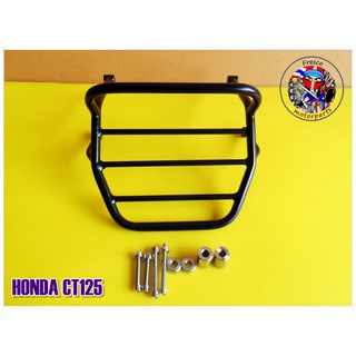 Honda CT125 Hunter Cub 125cc. 20-21 Headlight Front Carrier Stainless ตะแกรงไฟหน้า แสตนเลส สีดำ