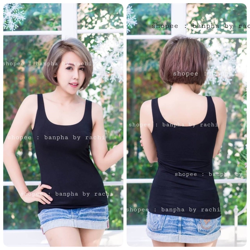 มี 8 สี เสื้อกล้ามผู้หญิงไซส์พิเศษ