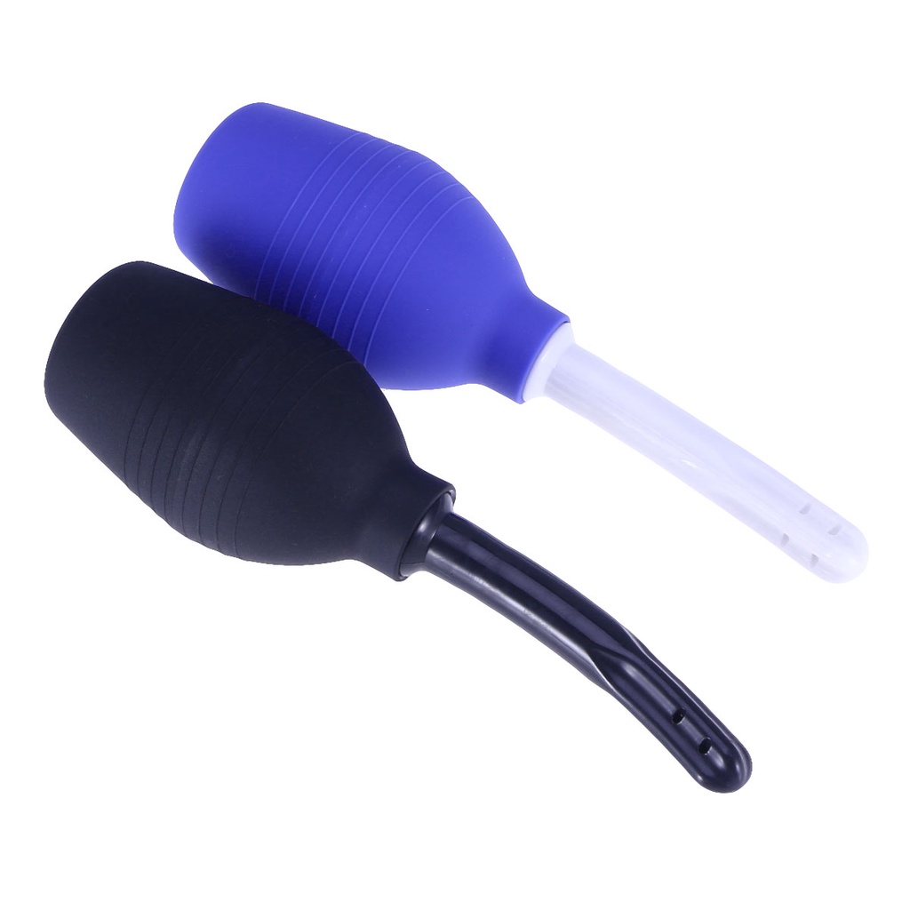 310 Ml Douche ทวารหนักทําความสะอาดปลอดภัยช่องคลอดซักผ้า Enemator สําหรับผู้ใหญ่ (สีดําและสีฟ้า)