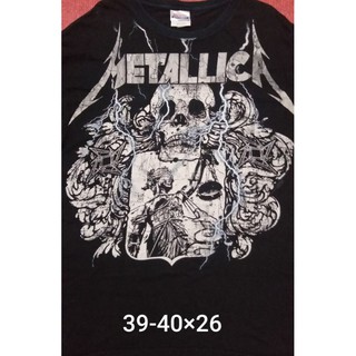 เสื้อยืดวง Metallica แท้