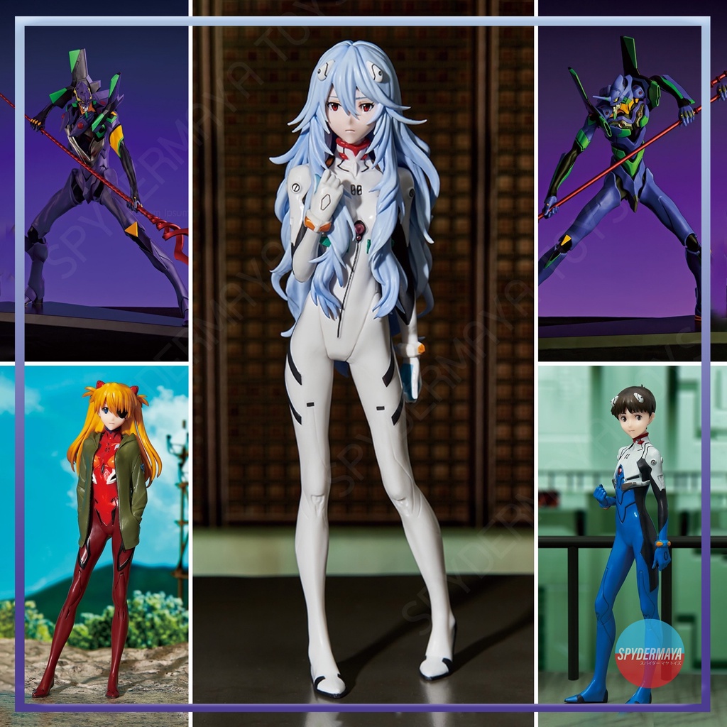 [พร้อมส่ง] ฟิกเกอร์ Bandai Ichiban Kuji Evangelion ~ Unit 01 vs Unit 13 ~ Ayanami Rei, Asuka, Shinji