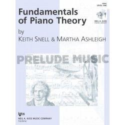 Fundamentals of Piano Theory, Level 1 Composed by Martha AshleighKeith Snell(GP661)