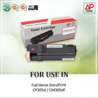 ตลับหมึกเลเซอร์เทียบเท่า CT201634 (M) สีชมพู forprinter Fuji Xerox CP305d CM305df