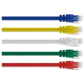 LAN (สายแลน) LINK รุ่น US-5103LZ-X RJ45, CAT6 UTP Cable ยาว 3M. (คละสี X=1ขาว/2แดง/3เขียว/4ฟ้า/5เหลือง) - ประกัน30 ปี