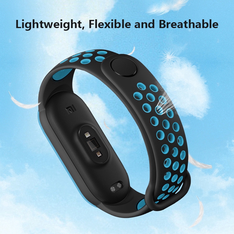 สายรัดซิลิโคนสำหรับ Xiaomi Mi Band 6 Miband 6NFC สายรัดข้อมืออัจฉริยะ สายซิลิโคน สายรัด mi band 5 5nfc ราคา ถูกที่สุด ดีลบีเคเค แกลเลอรีภาพที่ 5