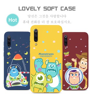 กรณีสำหรับ Xiaomi Mi 10 9 8 9T Note10 A3 CC9E CC9 Pro Lite Youth Mi10 Mi9 Mi8 Explorer Note 10 A3 Lite Pocophone F1 X2 F2 Pro Case เรื่องของของเล่น Cute Cartoon Monsters Soft TPU Phone Covers