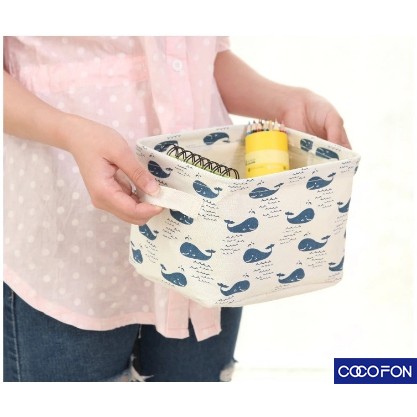 #CC25 ตะกร้า กันน้ำ เก็บของ กล่องเก็บของ พับได้ ขนาดเล็ก Small storage basket cartoon ราคา ถูกที่สุด ดีลบีเคเค แกลเลอรีภาพที่ 8