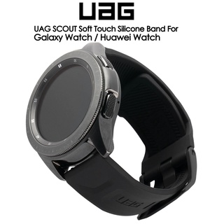 Uag สายนาฬิกาข้อมือซิลิโคน สําหรับ Samsung Galaxy Watch 3 4 / Huawei Watch GT2/3 42 มม. / 46 มม. 20 มม. / 22 มม.