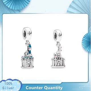 Pandora จี้เงินแท้ 100% 925 รูปปราสาท ของขวัญวันเกิด สําหรับสุภาพสตรี p825