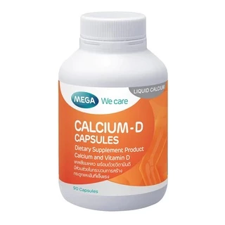 MEGA We care Calcium-D แคลเซียมเหลวผสมวิตามินดี มีหลายขนาดให้เลือก