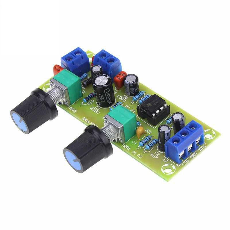 MT ซับวูฟเฟอร์เครื่องขยายเสียง Preamp Board 22Hz-300Hz ความถี่กรองแผ่นสําหรับ Diy Kit