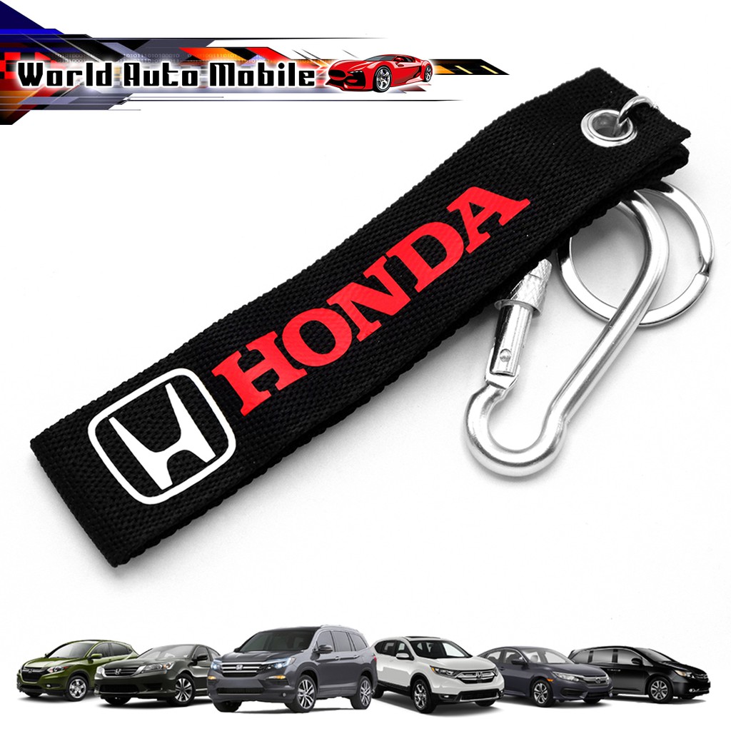 พวงกุญแจผ้า "HONDA" Honda  Civic, Accord, Jazz ปี 2000-2018