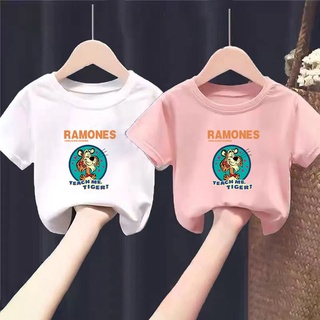 🌴เสื้อยืดซัมเมอร์ลายใหม่ สำหรับเด็กชาย-เด็กหญิง 👦👩 น่ารักสมวัยสดใสใส่สบายมาก (พร้อมส่ง)🤟H-643