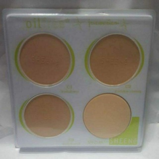 *แท้ 100%* Sheene Oil Free Powder Tester SPF25 PA++ (รีฟิล 3 หลุม)