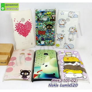 เคส nokia lumia520 พิมพ์ลาย มีเก็บปลายทาง กรอบแข็งโนเกียลูเมีย 520 ลายการ์ตูน พร้อมส่งในไทย