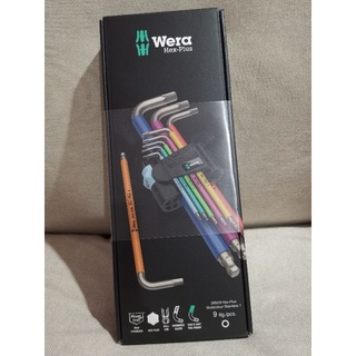 ประแจ Hex-Plus 3950/9 Multicolour Stainless 1 Code Nr 05022669001 Wera