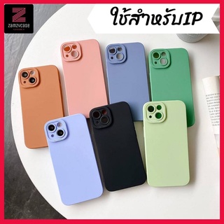 -พร้อมส่งในไทย-เคสพาสเทล TPU นิ่ม ใช้สำหรับIPทุกรุ่น #027