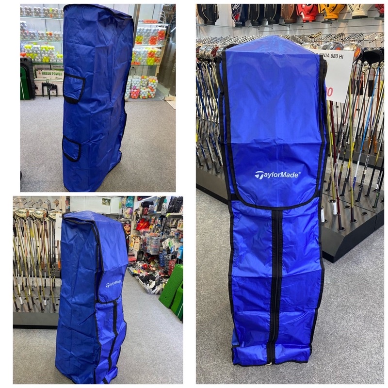 ถุงคลุมกันฝนถุงกอล์ฟ (ผ้าร่ม) Golf bag Rain cover 2 in 1 กันแดด-กันฝน ผ้าร่ม เบา พกพาสะดวก