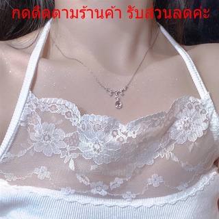 สร้อยคอเพชร จี้เพชร สร้อยคอ เครื่องประดับผู้หญิง สไตล์เกาหลี N54