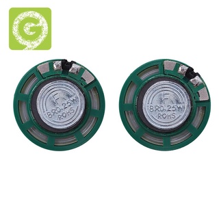 2 ชิ้น 1/4W 0.25W 8Ohm 27มม.ลําโพงแม่เหล็กทรงกลม