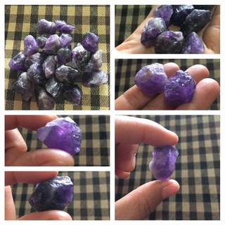 พลอยดิบแท้ๆ Amethyst กรัมละ5บาท พลอยก้อน อเมทิตส์ก้อน ของสะสม