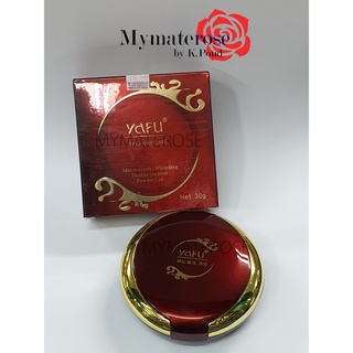 YAFU Powder No.988 แป้งพัฟยาฟู ตลับแดง แป้ง 2 ชั้น Micro-Crystal Whitening Double-purpose Powder Cake