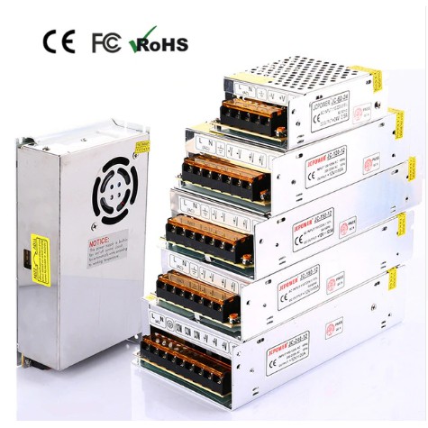 JCPOWER  Hpmn Power หม้อแปลงไฟ 24v สวิทชิ่ง 2 A - 25 A (Switching Power Supply) รับประกัน 1ปี