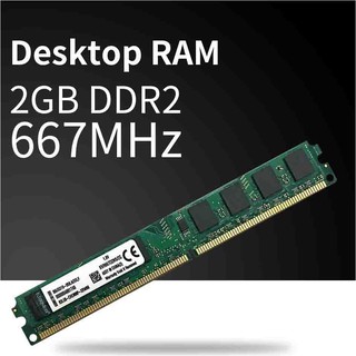 Cod Kingston แรมหน่วยความจํา 2GB PC2-5300U DDR2 667Mhz 240Pin KVR667D2N5/2G สําหรับคอมพิวเตอร์ตั้งโต๊ะ