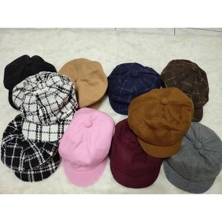 ฺB008 พร้อมส่ง[40 ลาย/สี] หมวก หมวกฟักทอง