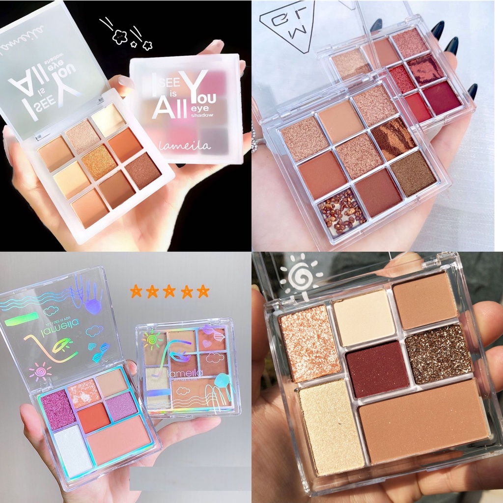 มัลติ อาย คัลเลอร์ พาเลท เครื่องสำอาง พาเลทแต่งหน้า พาเลท พาเลทตา MGL253