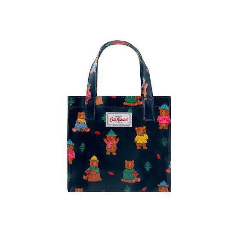 Cath Kidston Woodland Bear Small Bookbag (Outlet) Shopee Thailand