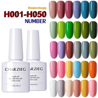 แหล่งขายและราคา🔴 สีทาเล็บเจล Top coat /Base coat / Top Matt / Primer / Reinforce เคลือบแก้ว / H001-H045 CHARZIEG ยาทาเล็บเจลอาจถูกใจคุณ