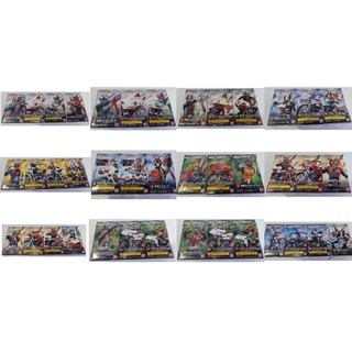 Shodo X Kamen rider 1-9  พร้อมมอเตอร์ไซด์ 12set ของใหม่-แท้