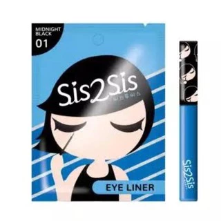 Sis2Sis Super Sharp Eye Liner 0.5ml #01 Midnight Black