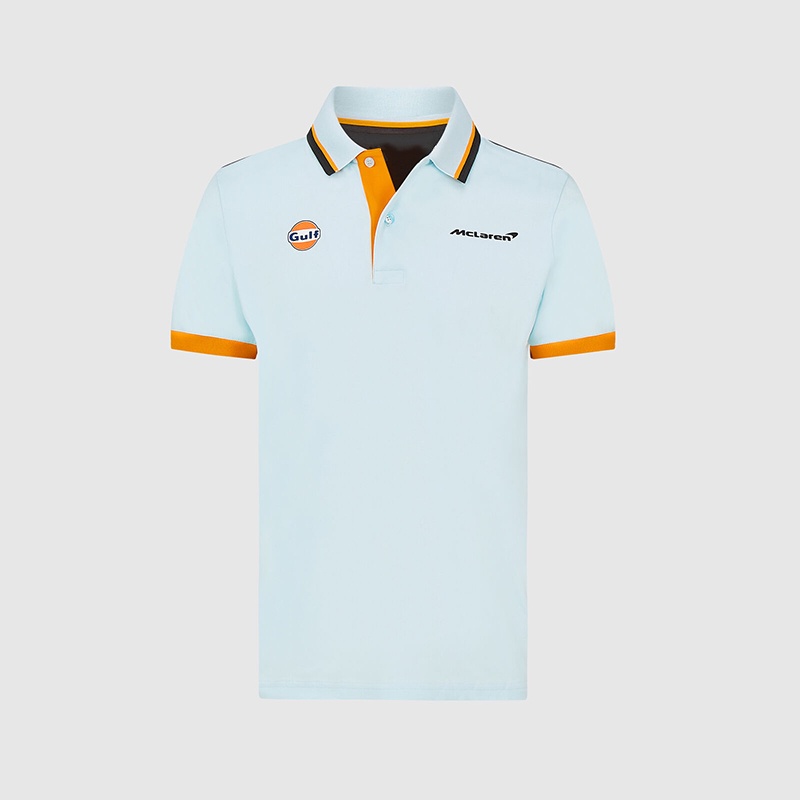 2026 ใหม่ F1 ชุดแข่ง + Mclaren Racing Team F1 Jersey + ฤดูร้อนผู้ชายและผู้หญิงเสื้อโปโลแขนสั้น