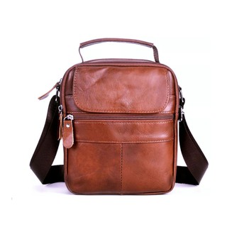 กระเป๋าหนังแท้   กระเป๋าสะพาย กระเป๋าหนังแท้ กระเป๋า Messenger bag A06